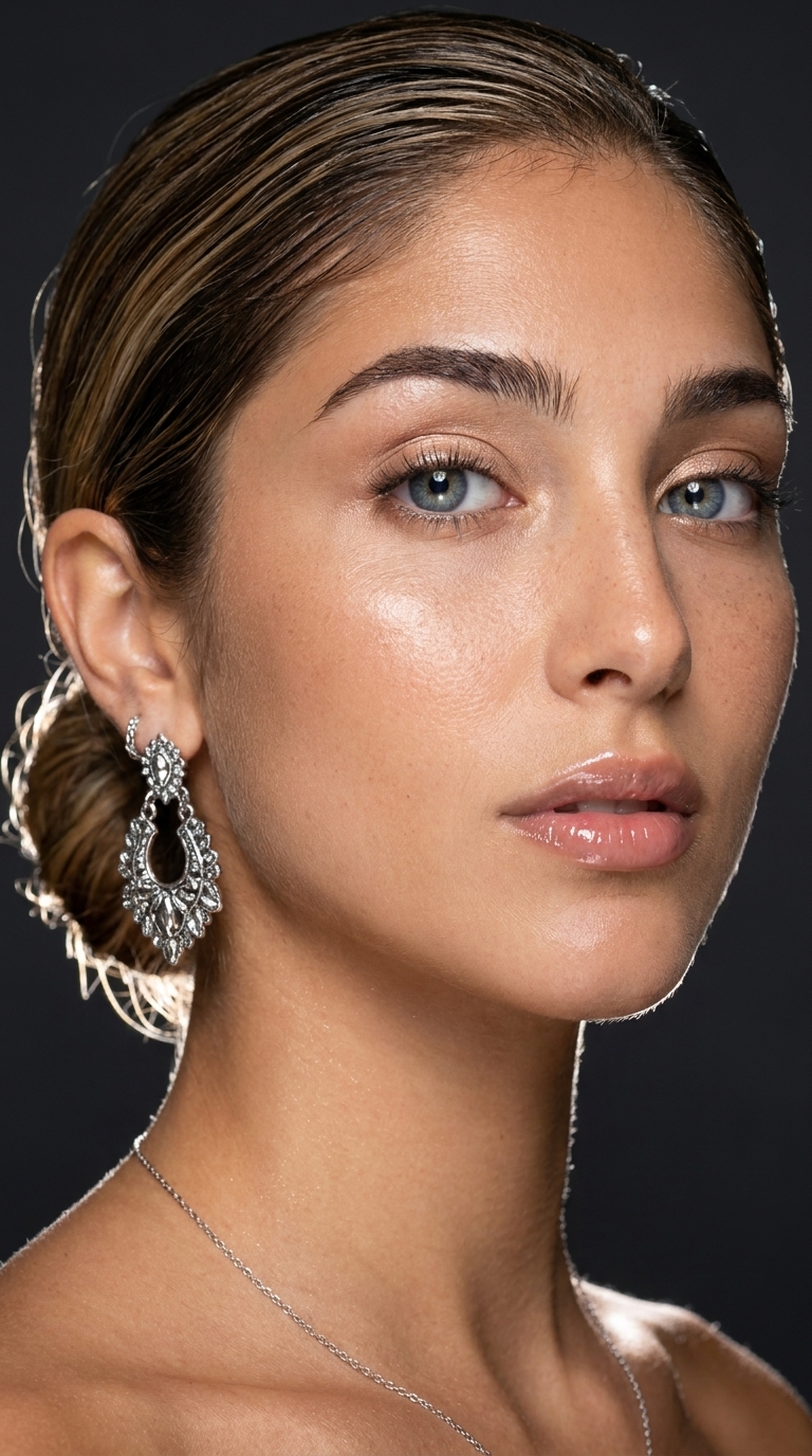 Dewy Silver Portrait